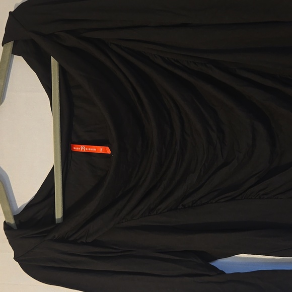 Ruby Ribbon Black Women's Ruched Top Size XXL NWOT - Picture 4 of 5